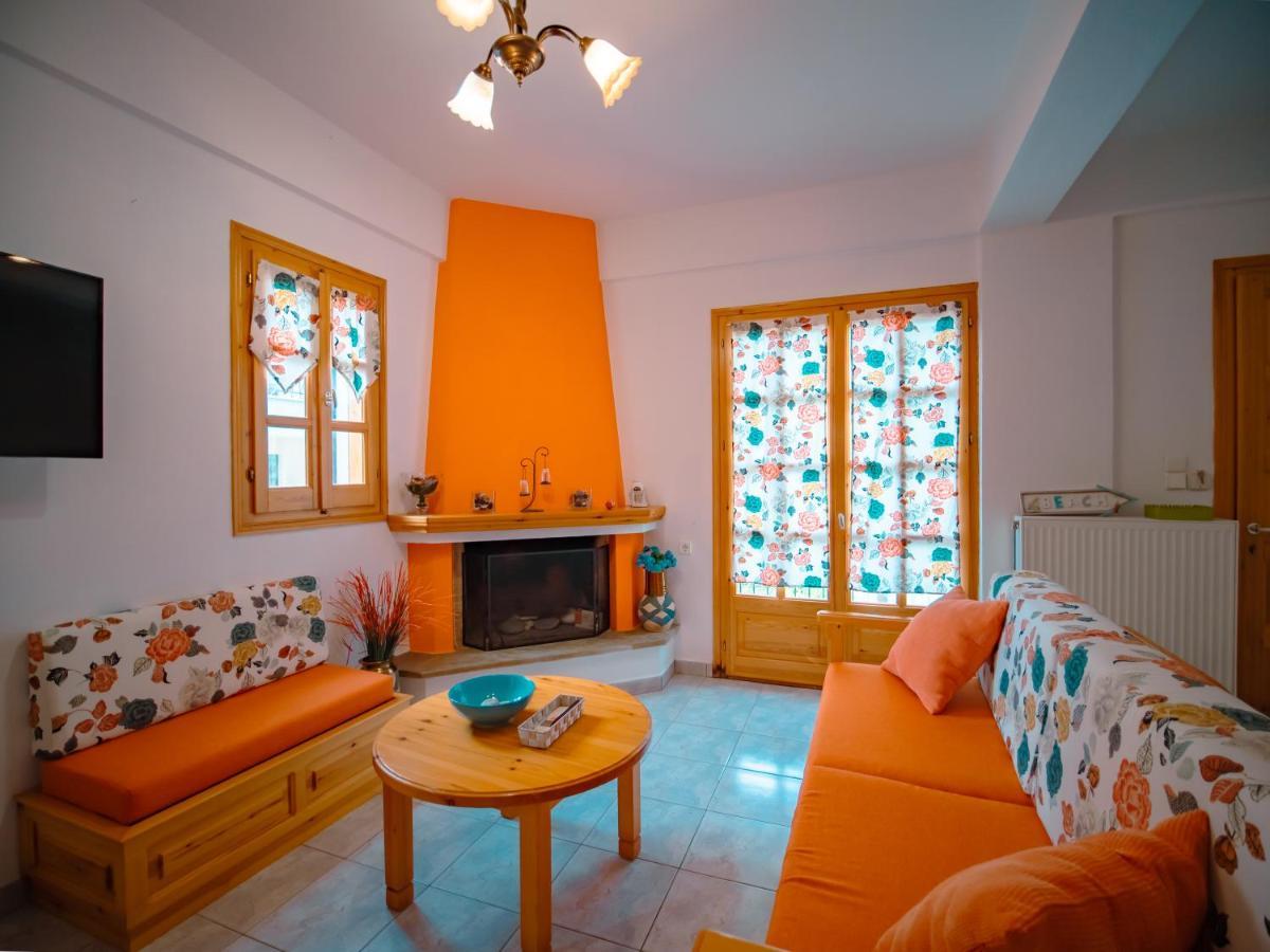 Orange House For Big Families In Damouchari - Delicious Houses Exteriör bild