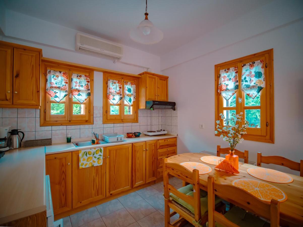 Orange House For Big Families In Damouchari - Delicious Houses Exteriör bild