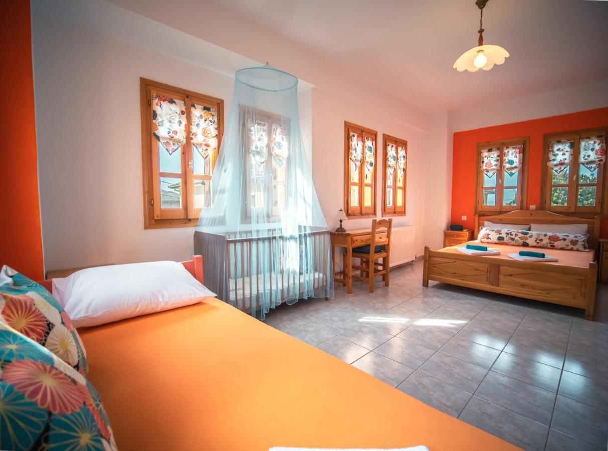 Orange House For Big Families In Damouchari - Delicious Houses Exteriör bild